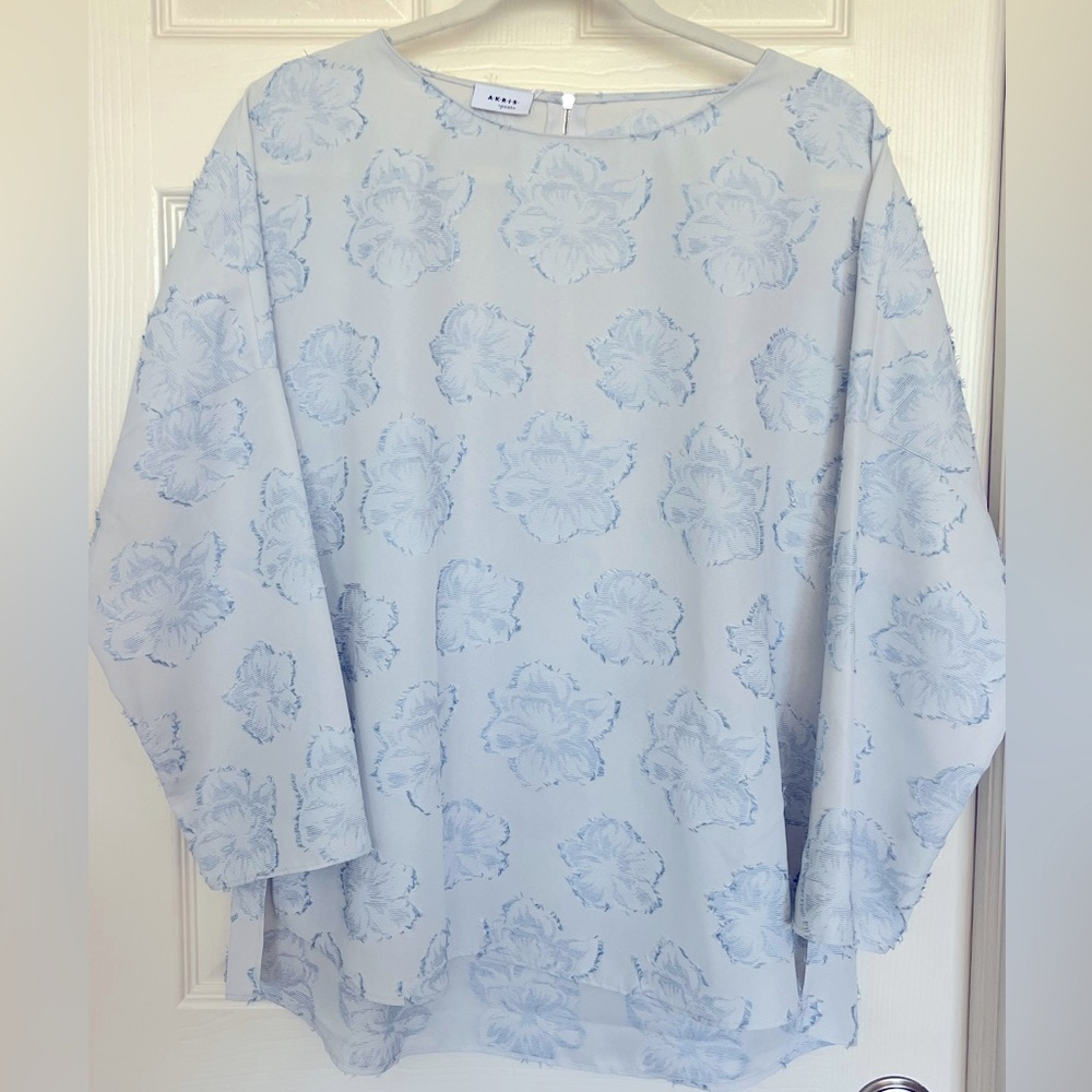 NWT Akris Punto Floral Blouse